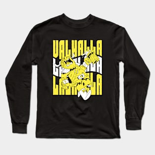 Valhalla Drunken Viking with Beer in hand Long Sleeve T-Shirt